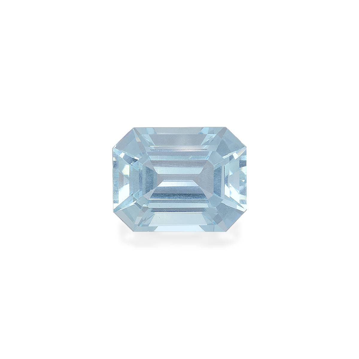 baby blue aquamarine, 11.06ct rectangular cut — main view