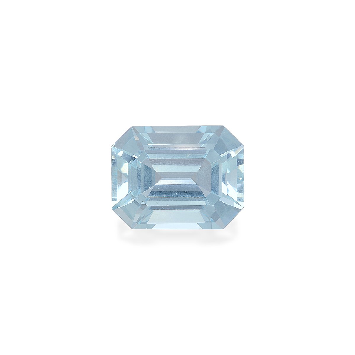 baby blue aquamarine, 11.06ct rectangular cut — main view