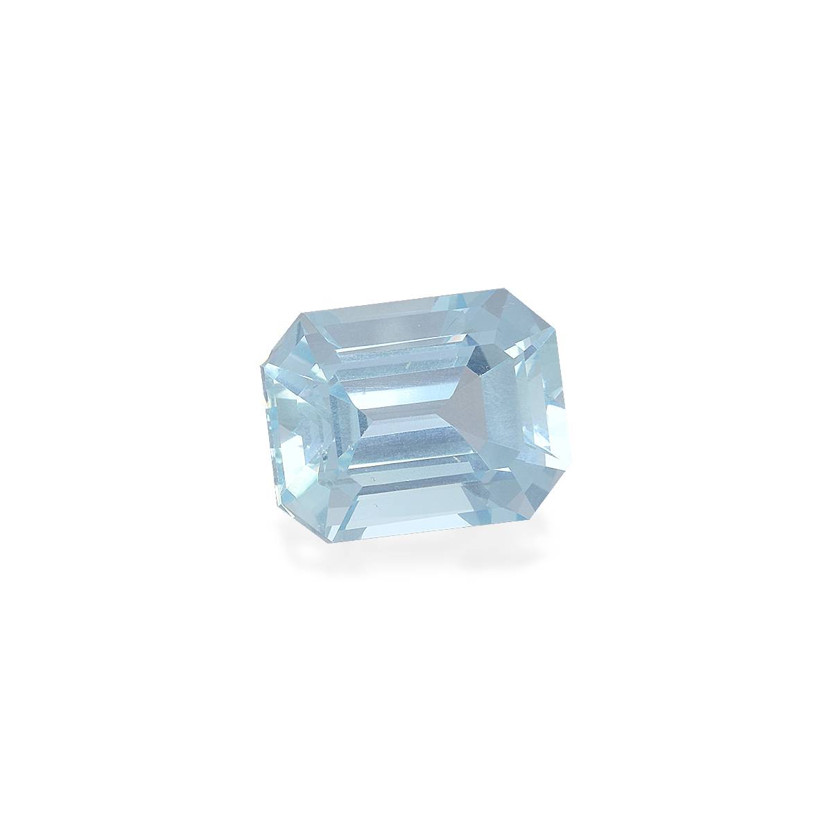 baby blue aquamarine, 11.06ct rectangular cut — view 3