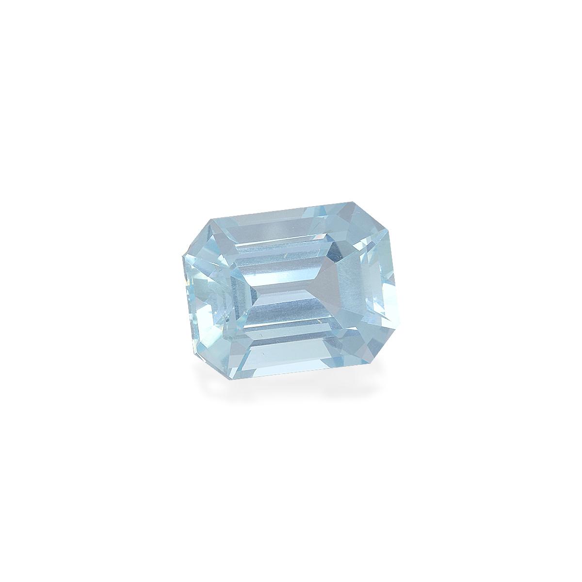 baby blue aquamarine, 11.06ct rectangular cut — view 3