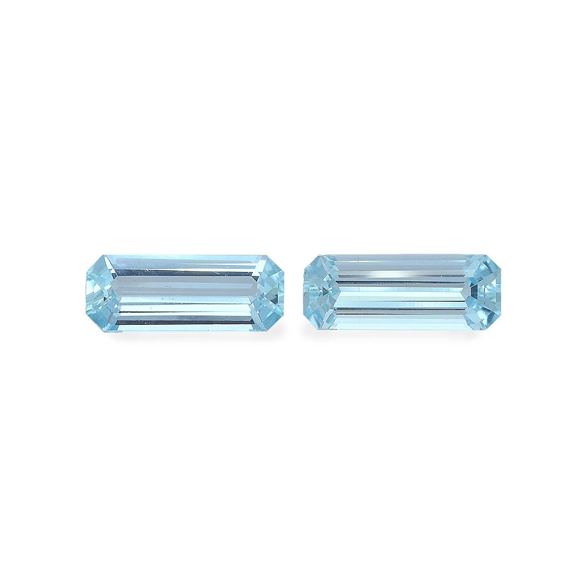 Sky Blue Aquamarine 8.26ct Pair