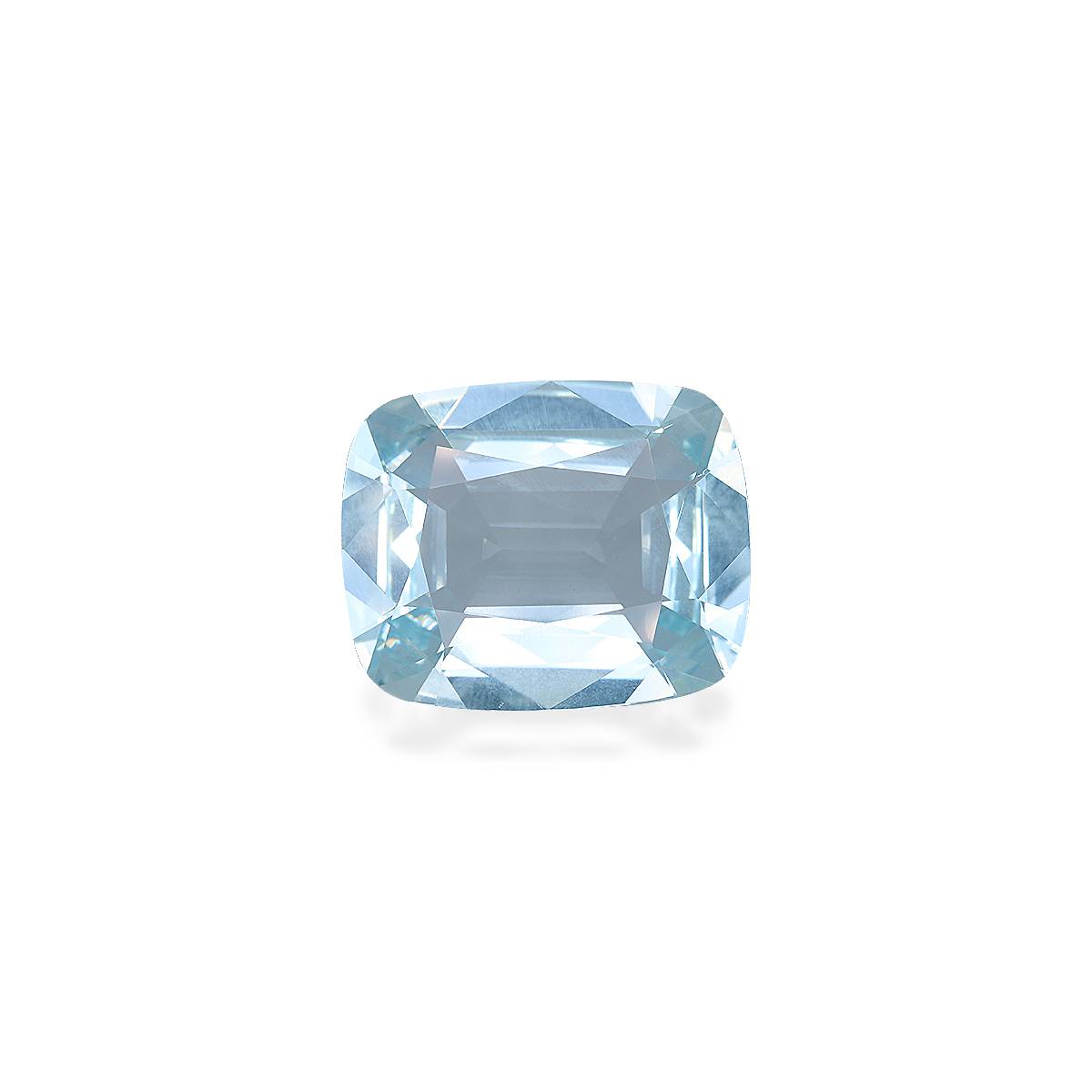 sky blue aquamarine, 26.72ct cushion cut — main view