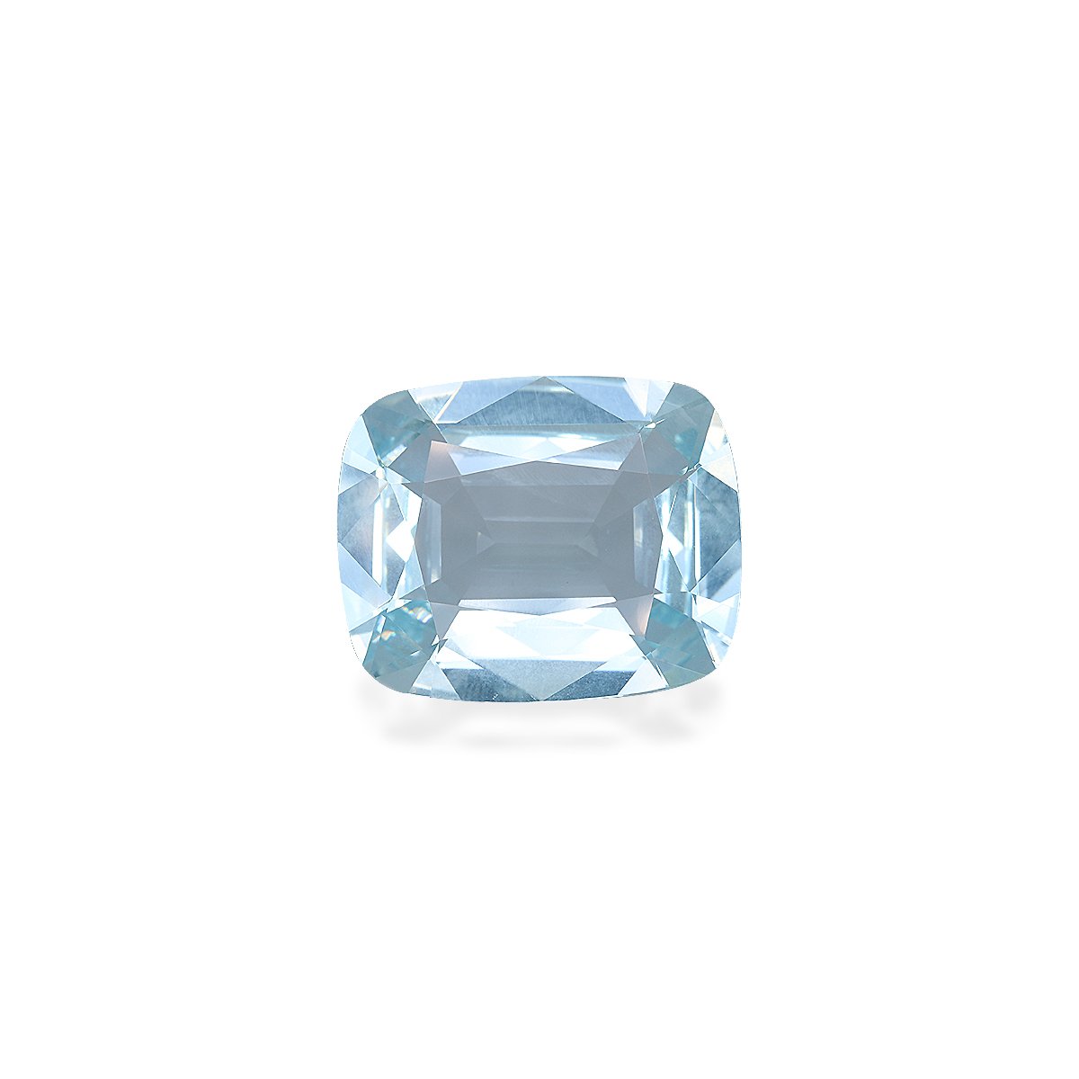 sky blue aquamarine, 26.72ct cushion cut — main view