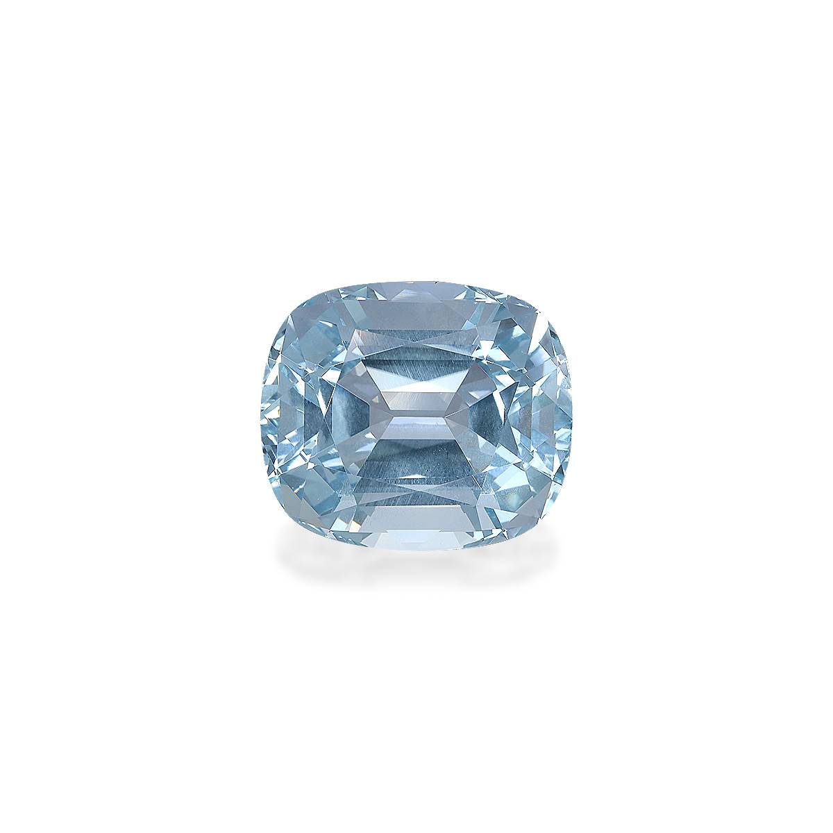 sky blue aquamarine, 32.12ct cushion cut — main view