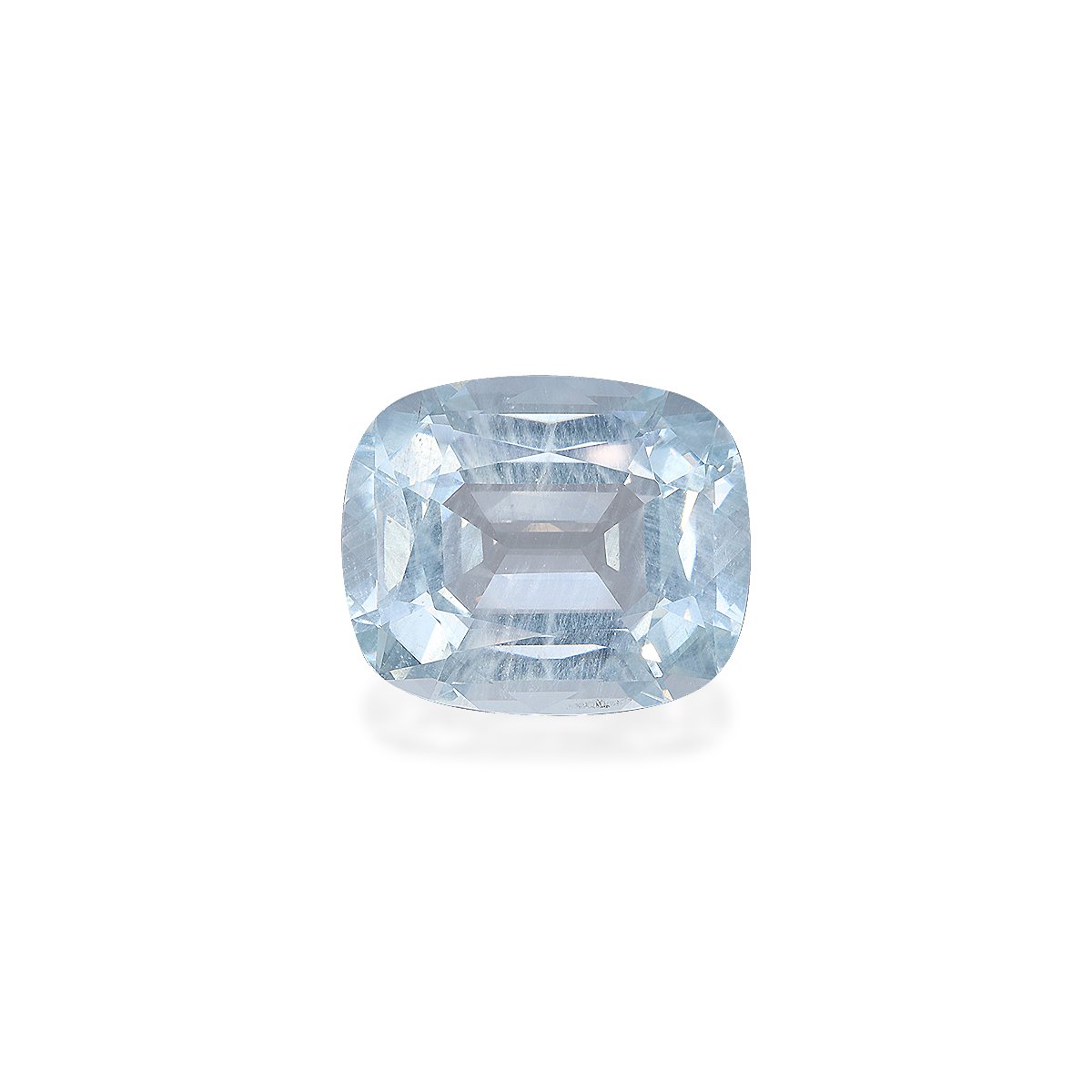 sky blue aquamarine, 27.64ct cushion cut — main view
