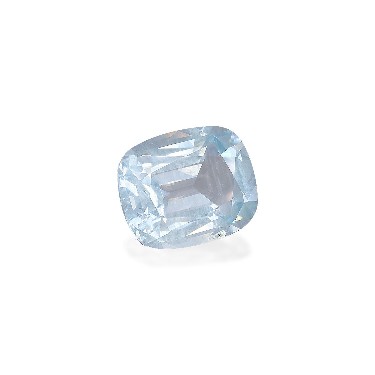 sky blue aquamarine, 27.64ct cushion cut — view 3