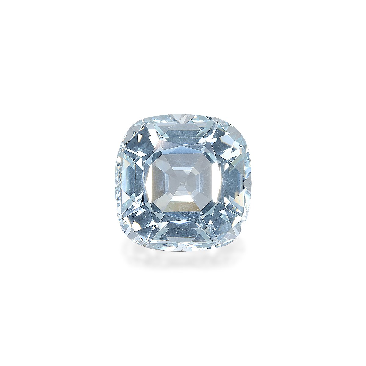 sky blue aquamarine, 21.6ct cushion cut — main view