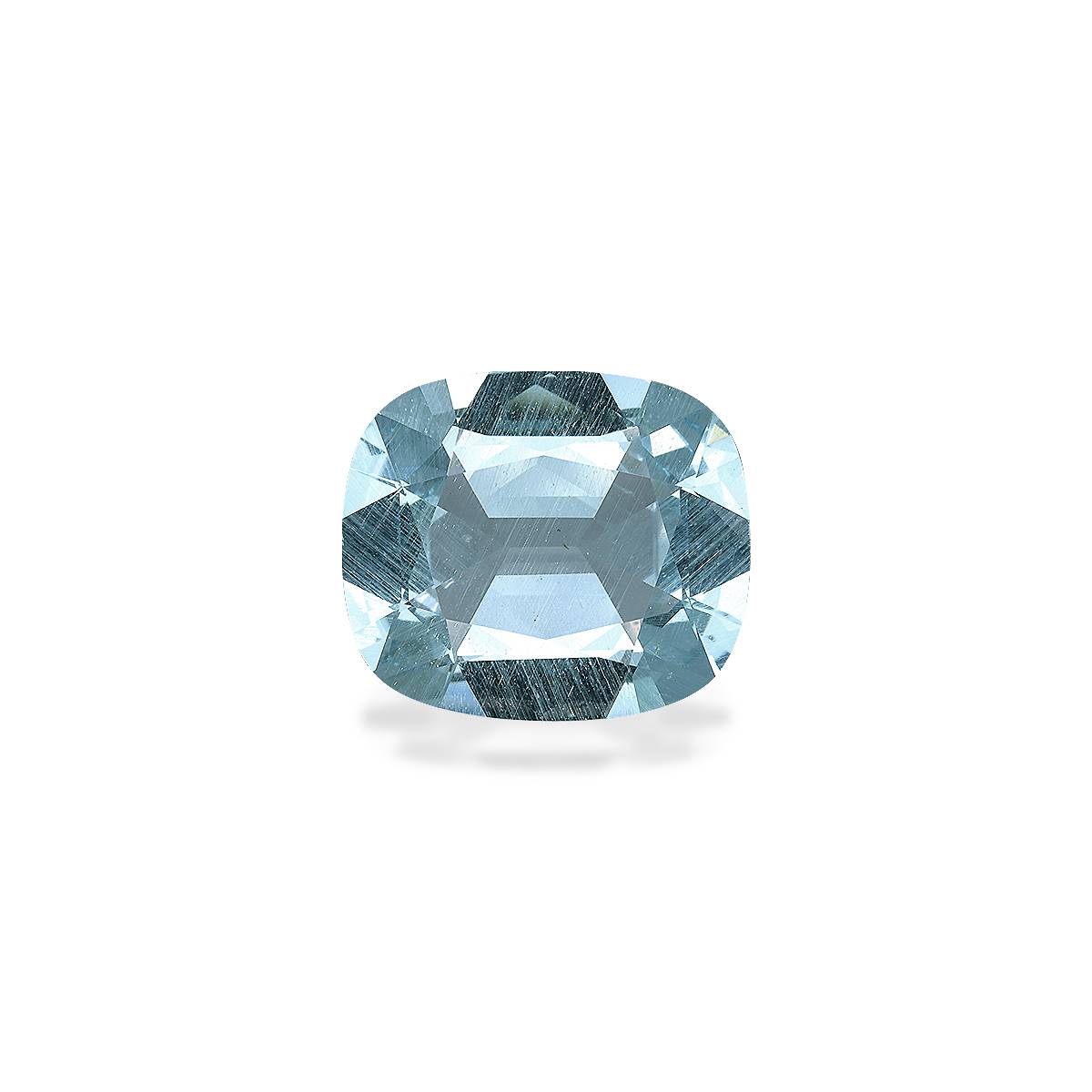 sky blue aquamarine, 26.67ct cushion cut — main view