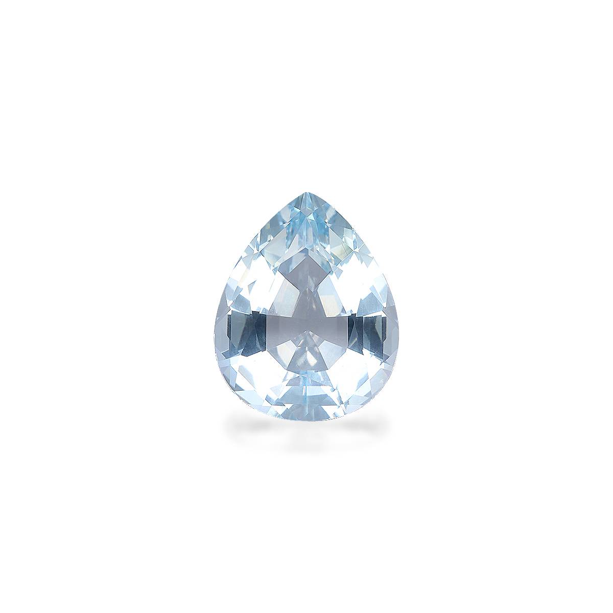 baby blue aquamarine, 16.04ct pear cut — main view