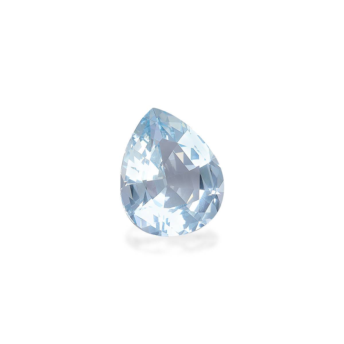baby blue aquamarine, 16.04ct pear cut — view 3