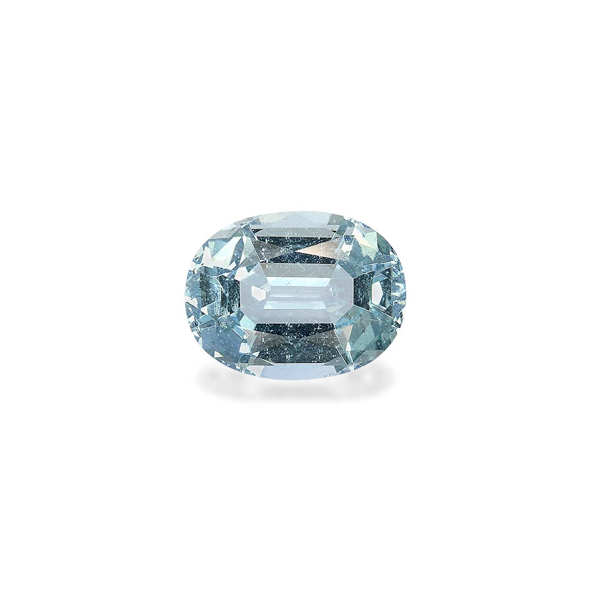 sky blue aquamarine, 5.6ct oval cut — main view
