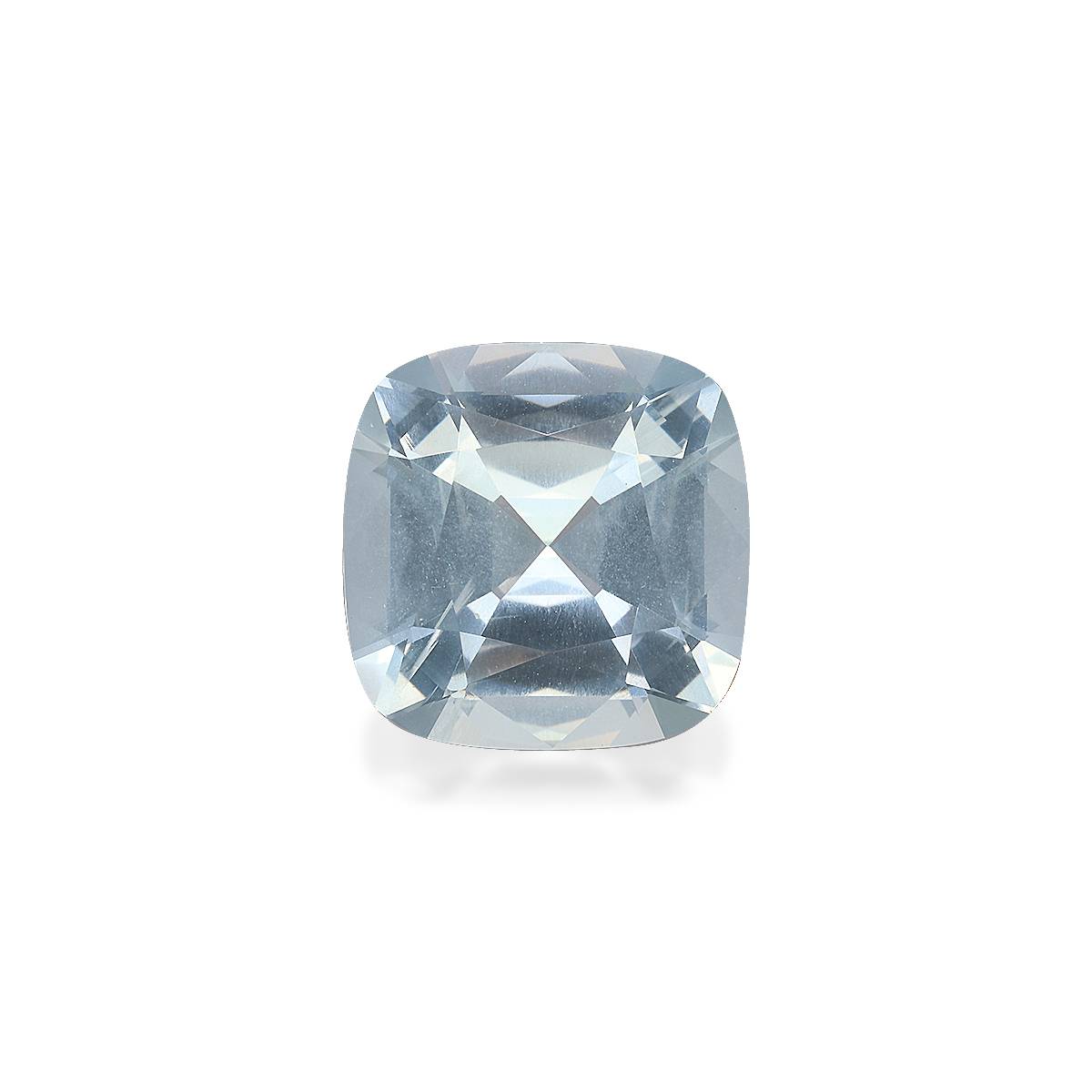 sky blue aquamarine, 13.56ct cushion cut — main view