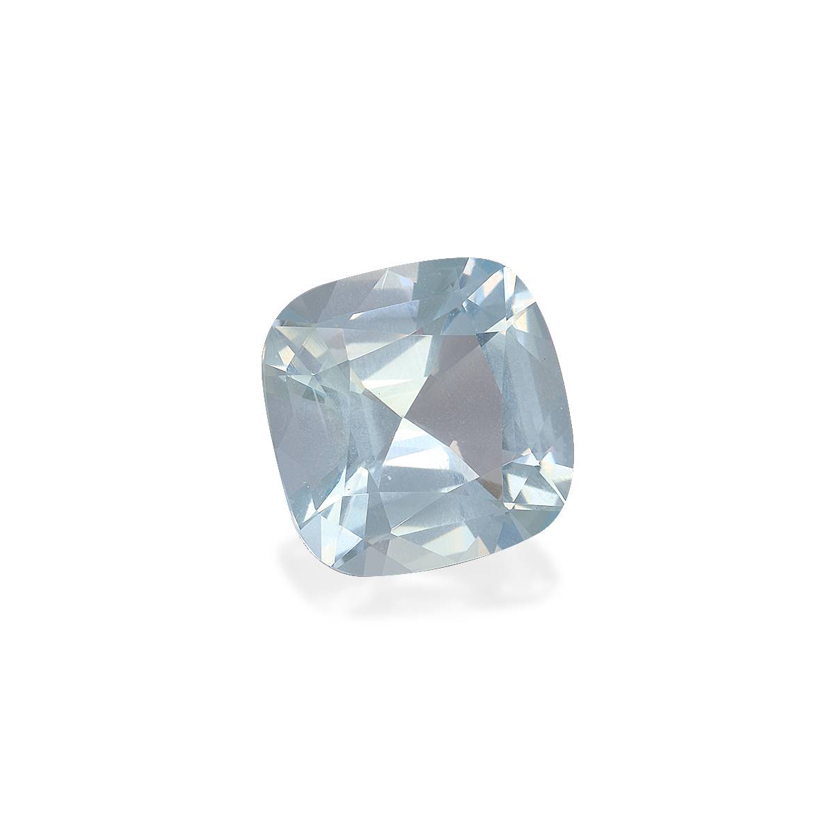 sky blue aquamarine, 13.56ct cushion cut — view 3