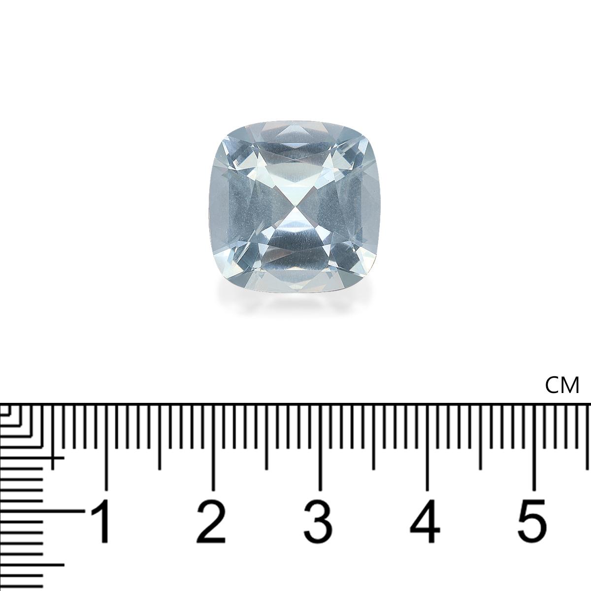 sky blue aquamarine, 13.56ct cushion cut — view 4