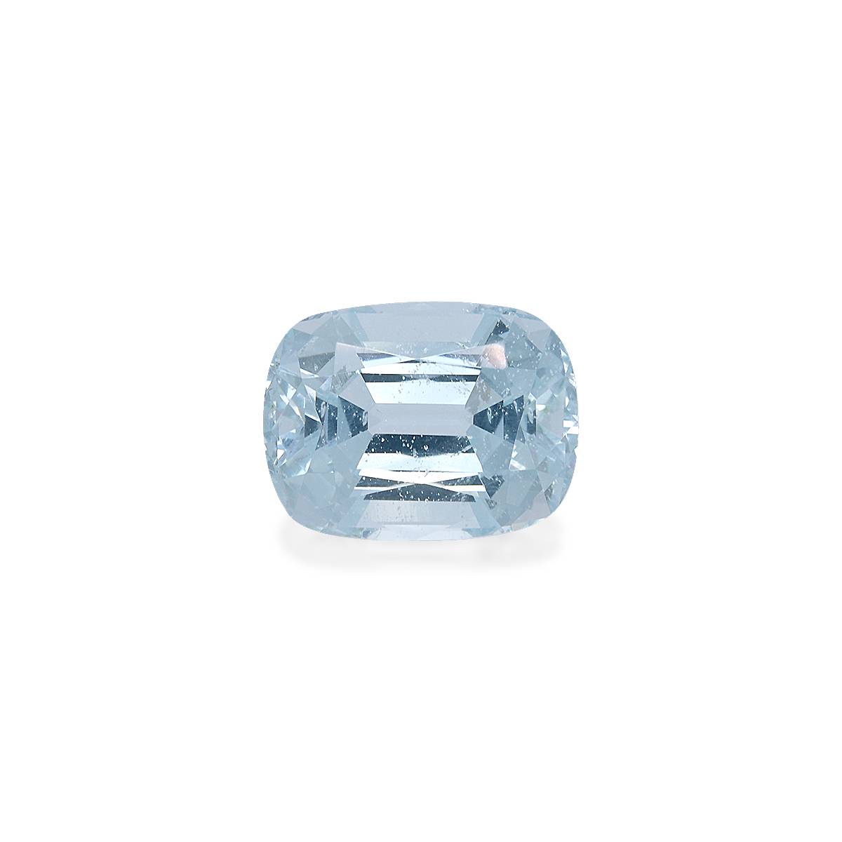 sky blue aquamarine, 7.23ct cushion cut — main view