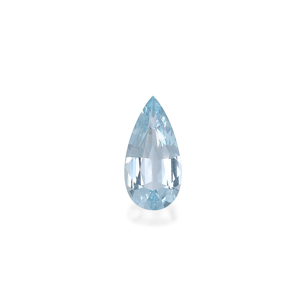 sky blue aquamarine, 4.43ct pear cut — main view