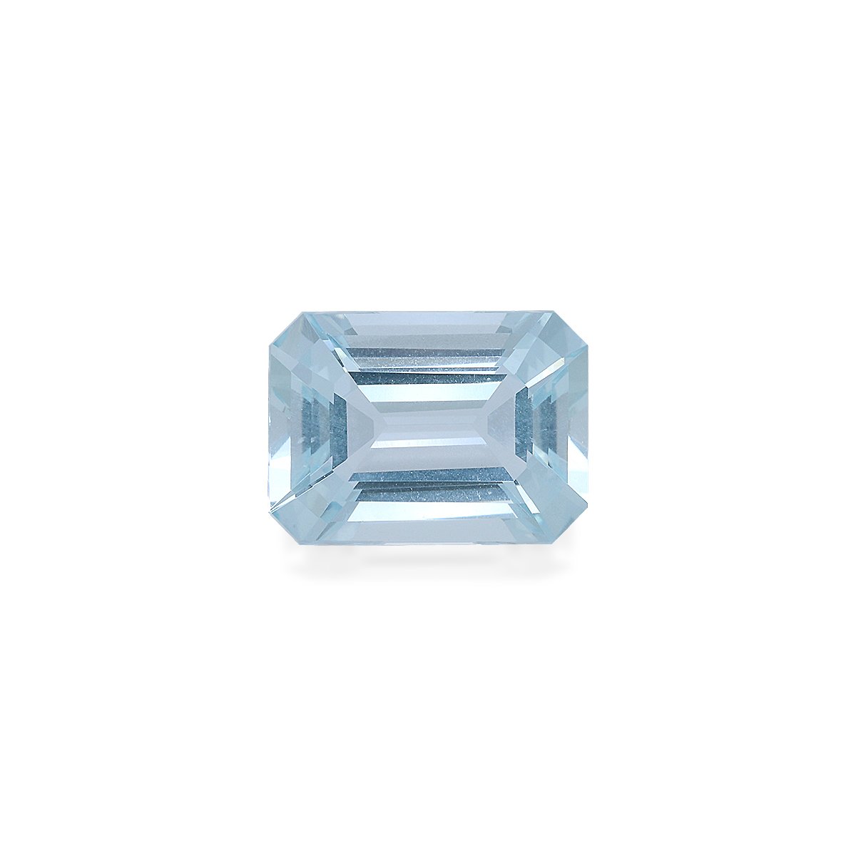 sky blue aquamarine, 4.53ct rectangular cut — main view
