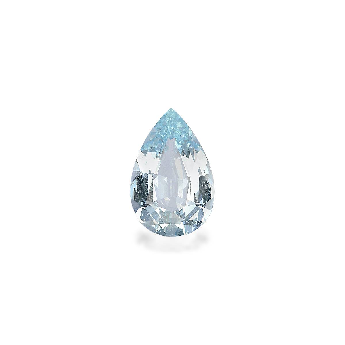 sky blue aquamarine, 6.95ct pear cut — main view