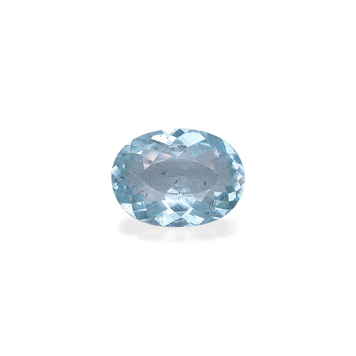 baby blue aquamarine, 53.89ct oval cut — main view