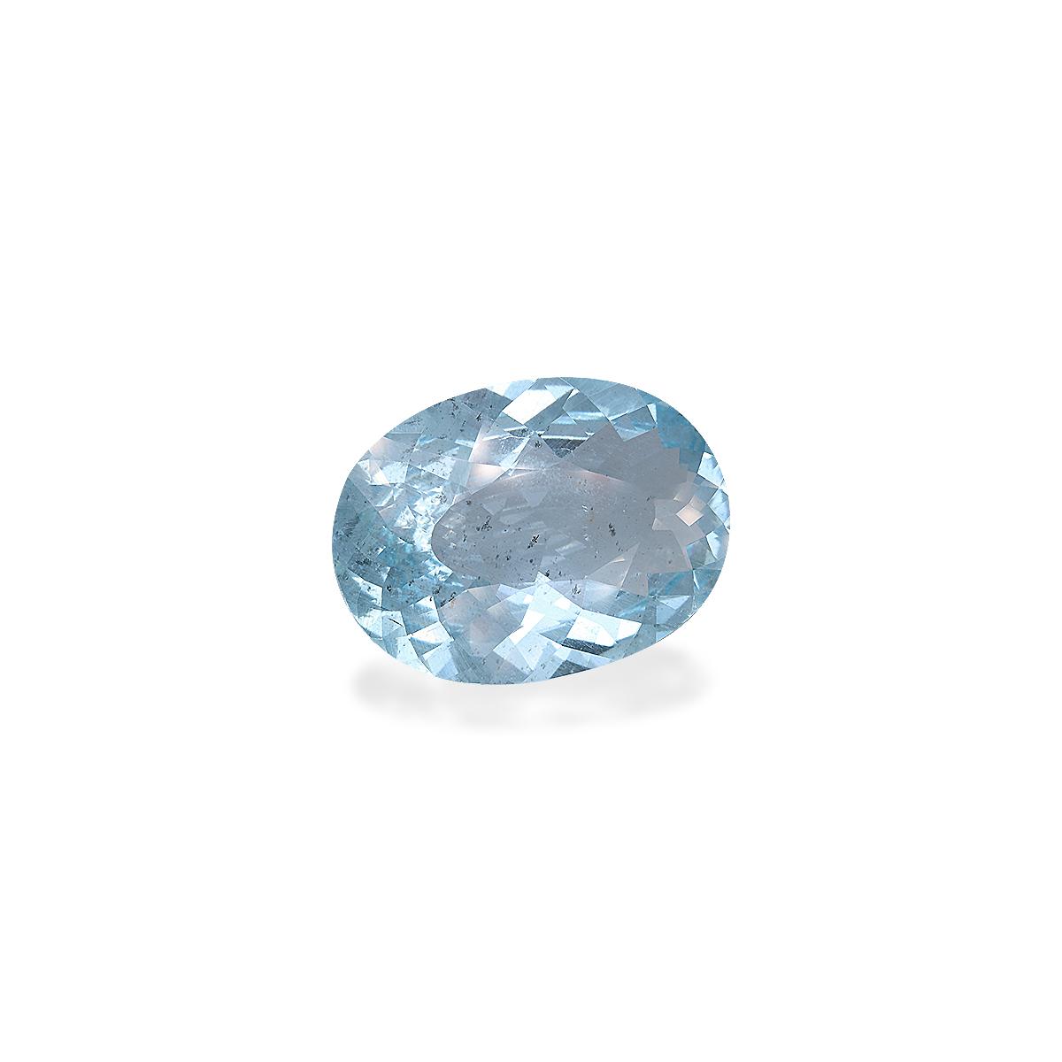 baby blue aquamarine, 53.89ct oval cut — view 3