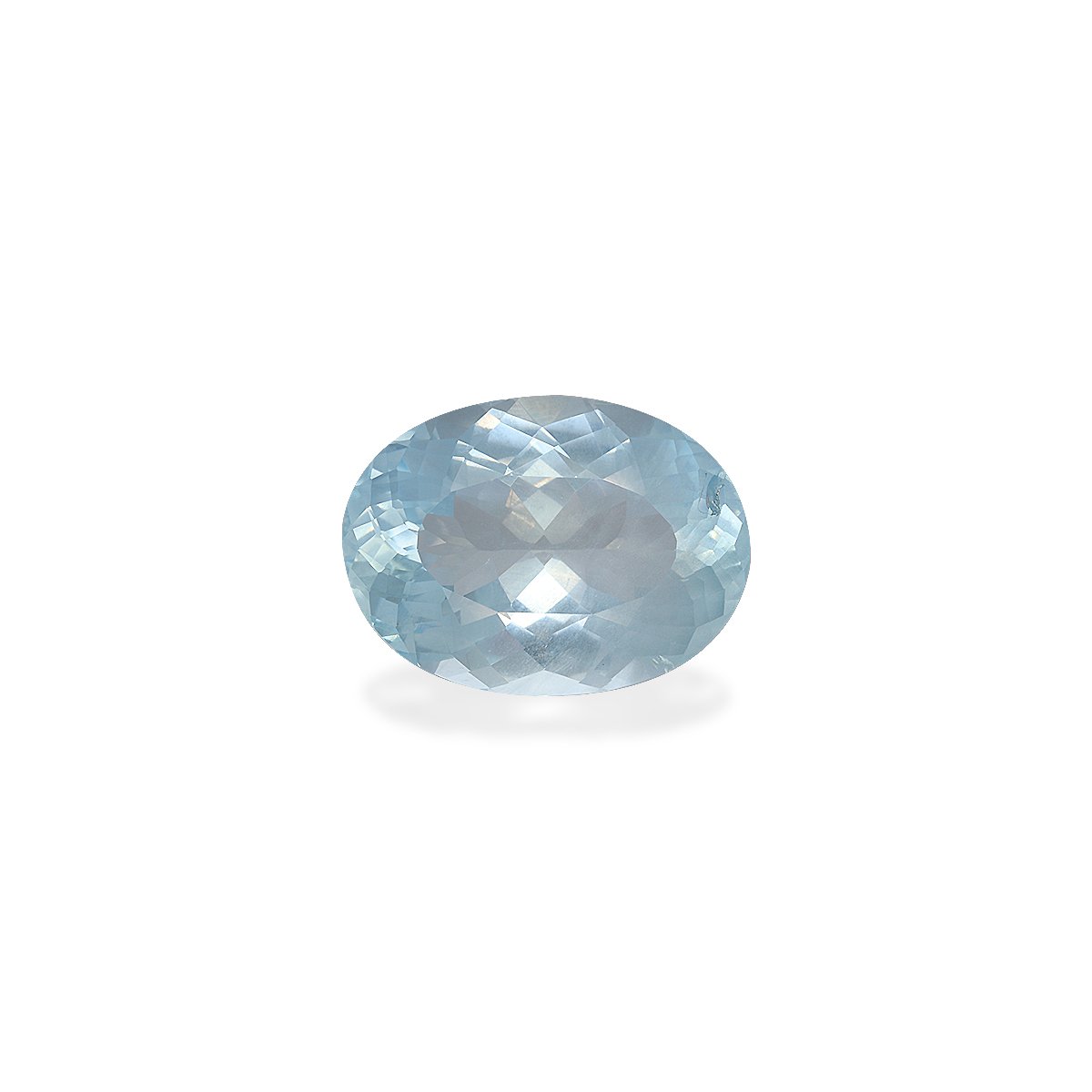 sky blue aquamarine, 11.8ct oval cut — main view