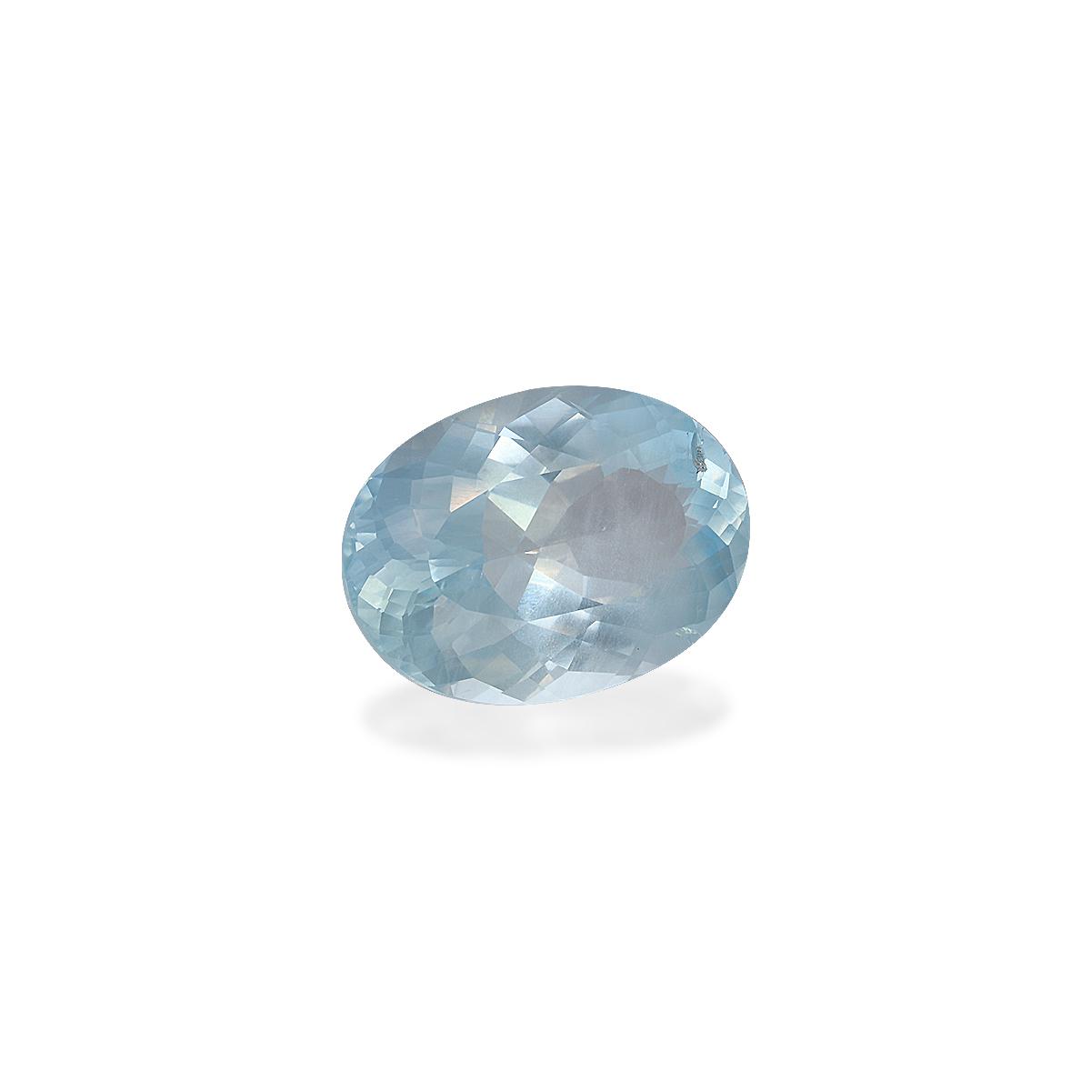 sky blue aquamarine, 11.8ct oval cut — view 3