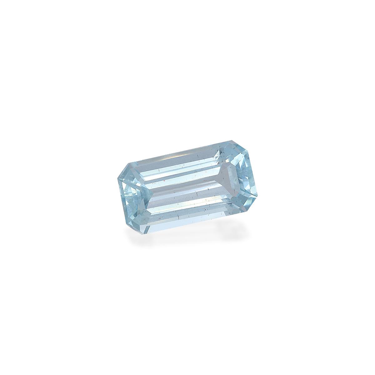 baby blue aquamarine, 7.36ct rectangular cut — view 3