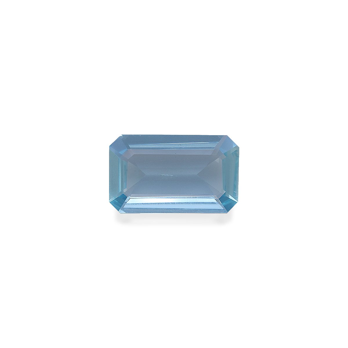 Santa Maria blue aquamarine, 7.78ct rectangular cut — main view