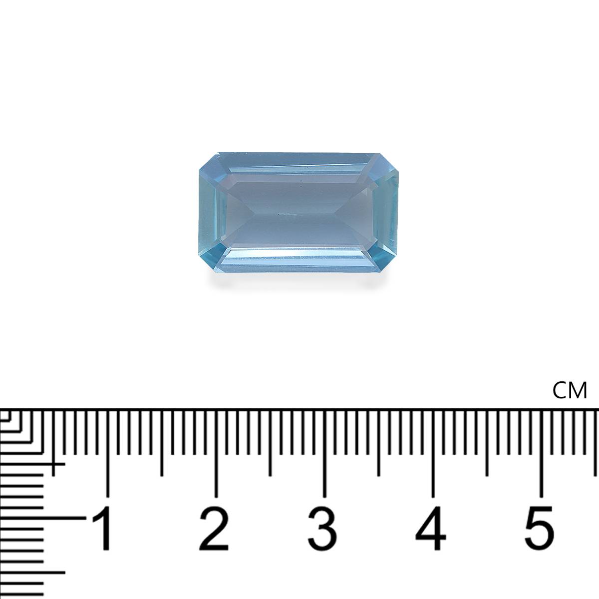 Santa Maria blue aquamarine, 7.78ct rectangular cut — view 4