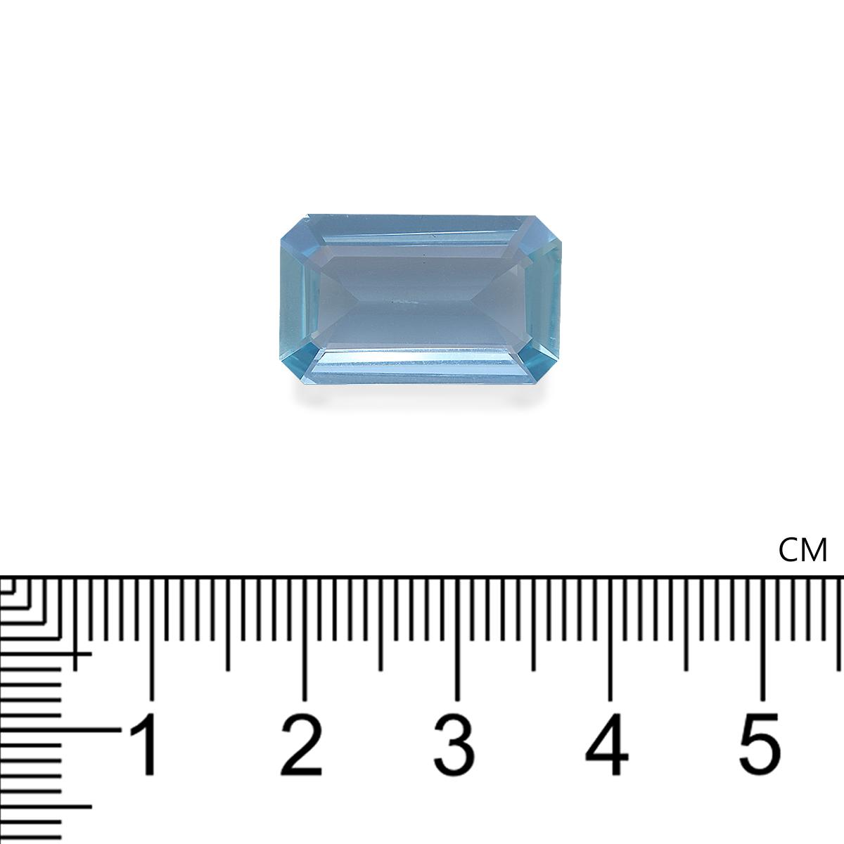 Santa Maria blue aquamarine, 7.78ct rectangular cut — view 4