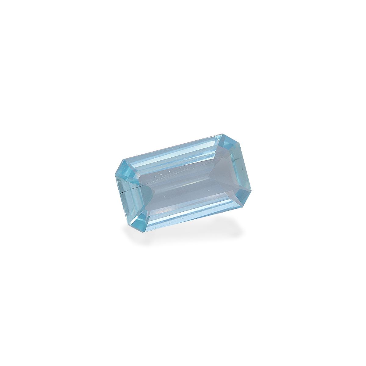 baby blue aquamarine, 6.48ct rectangular cut — view 3