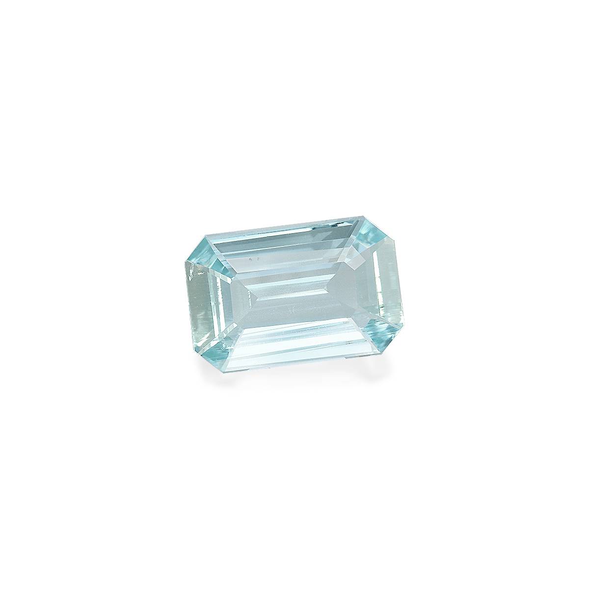 sky blue aquamarine, 2.7ct rectangular cut — view 3