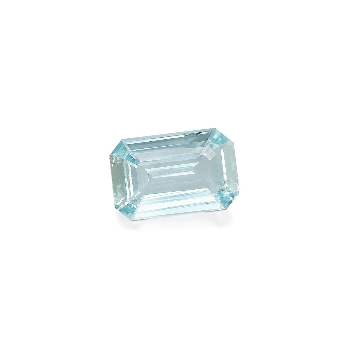 sky blue aquamarine, 2.7ct rectangular cut — view 3