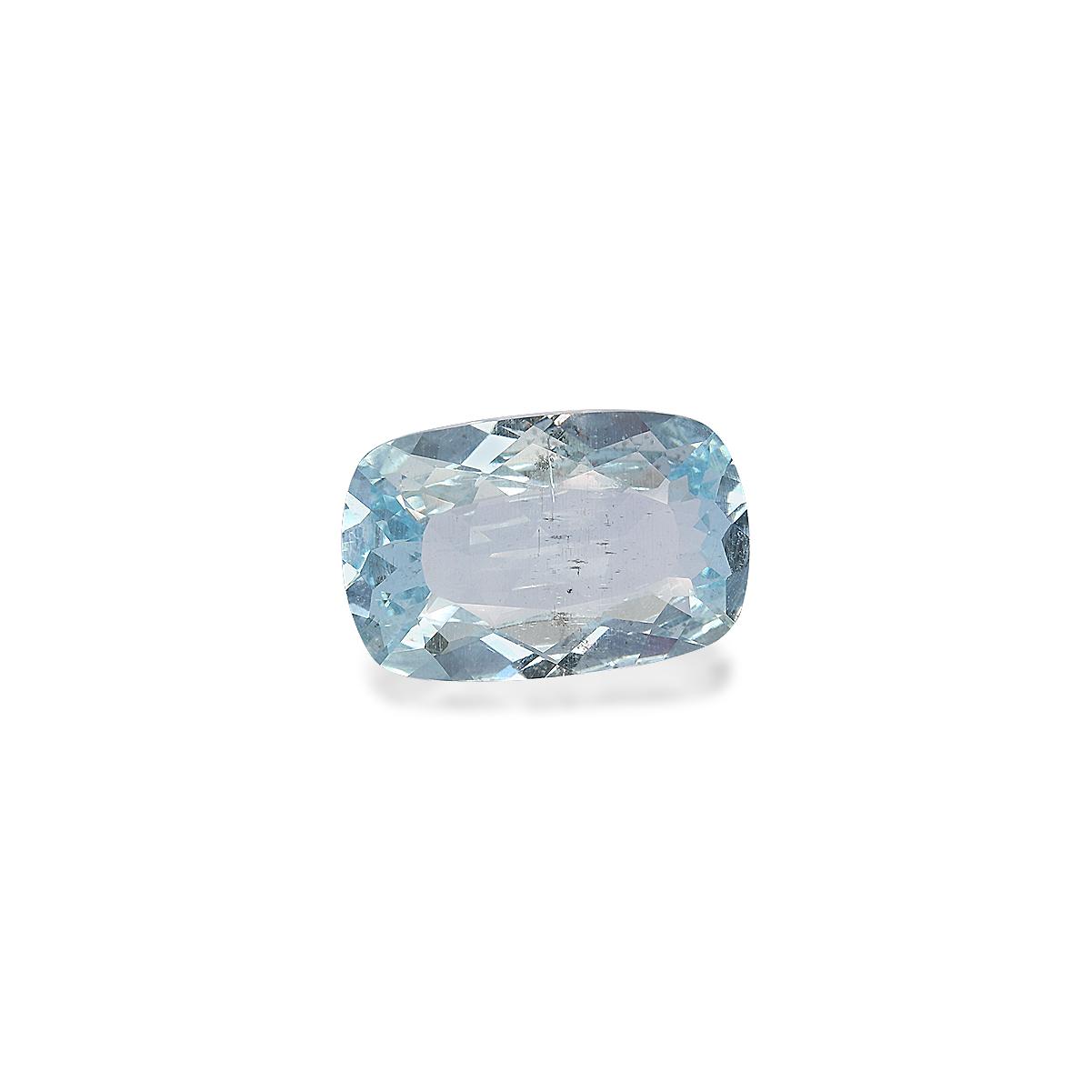 sky blue aquamarine, 10.16ct cushion cut — view 3