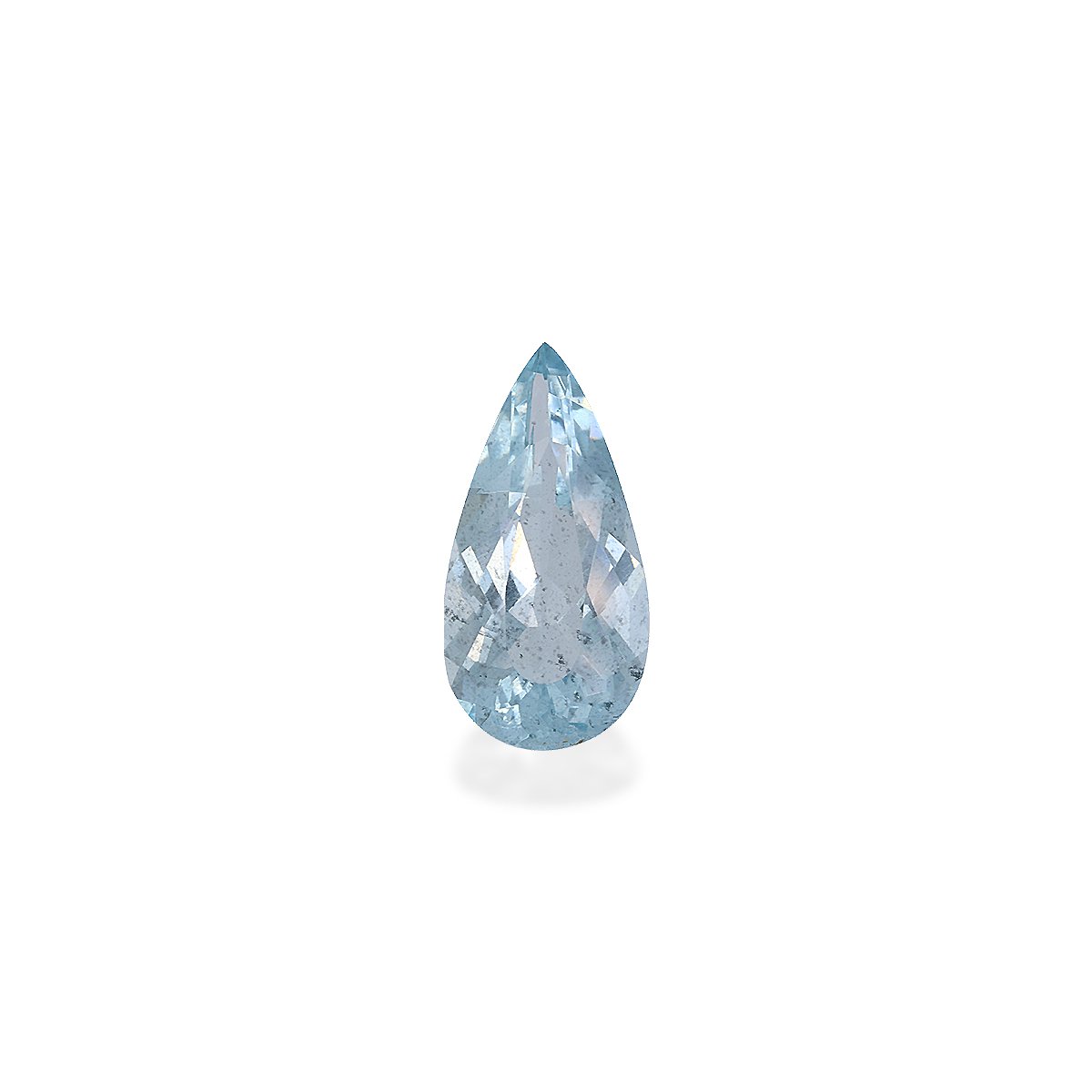 sky blue aquamarine, 6.14ct pear cut — main view