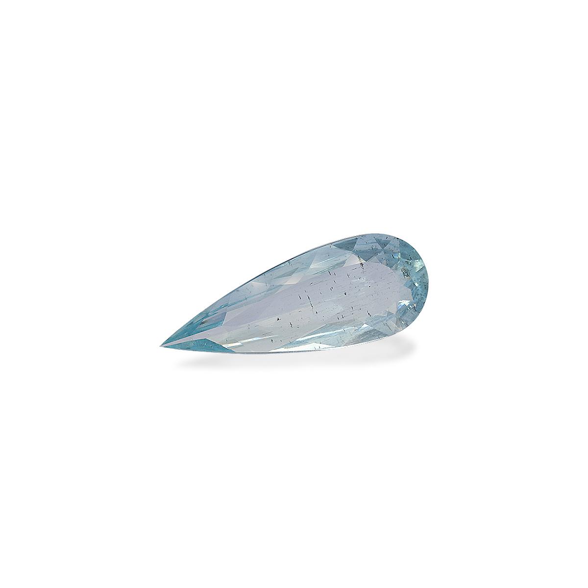 sky blue aquamarine, 14.27ct pear cut — view 3