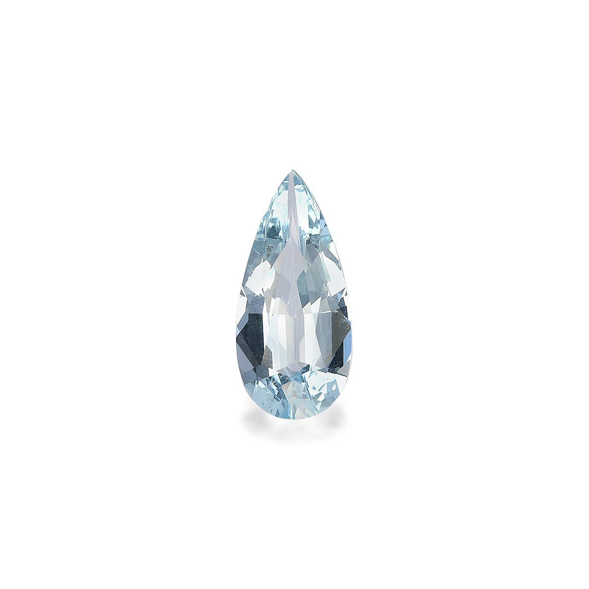 sky blue aquamarine, 6.65ct pear cut — main view