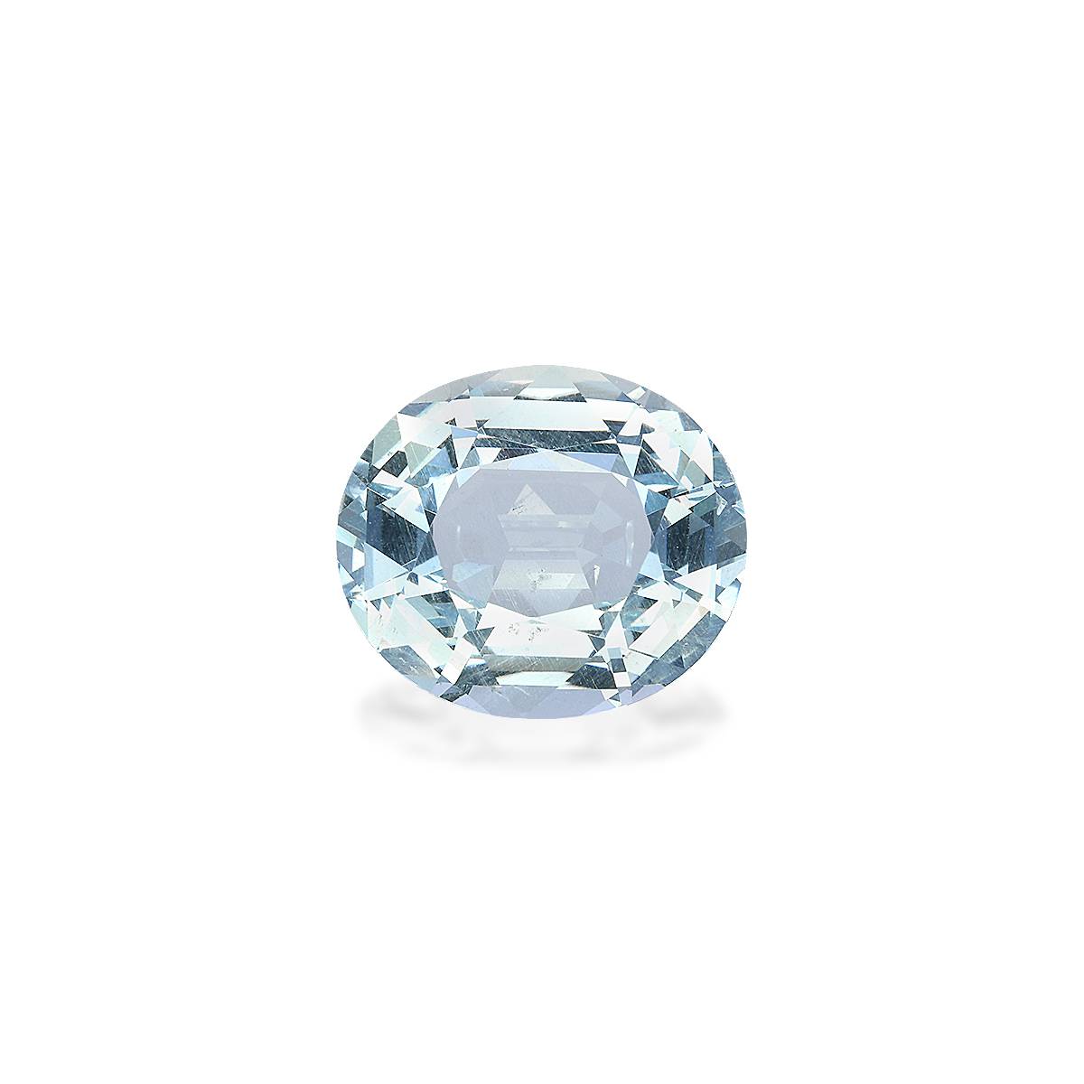 sky blue aquamarine, 15.29ct oval cut — main view