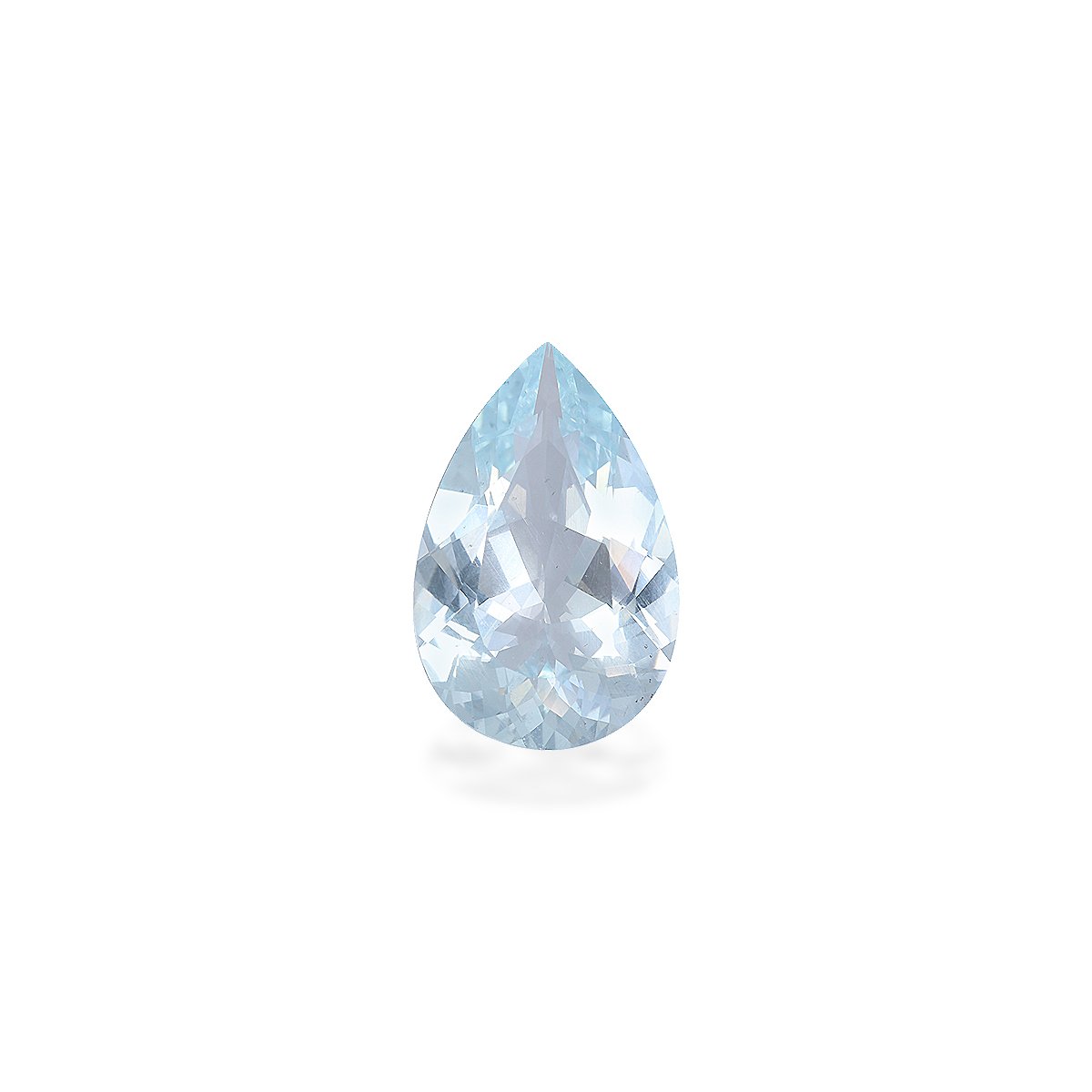 sky blue aquamarine, 11.53ct pear cut — main view