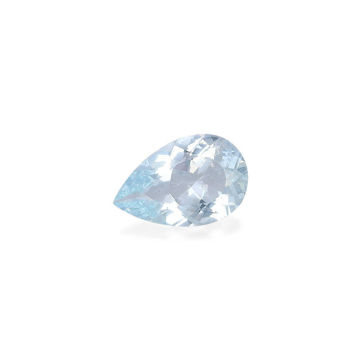 sky blue aquamarine, 11.53ct pear cut — view 3
