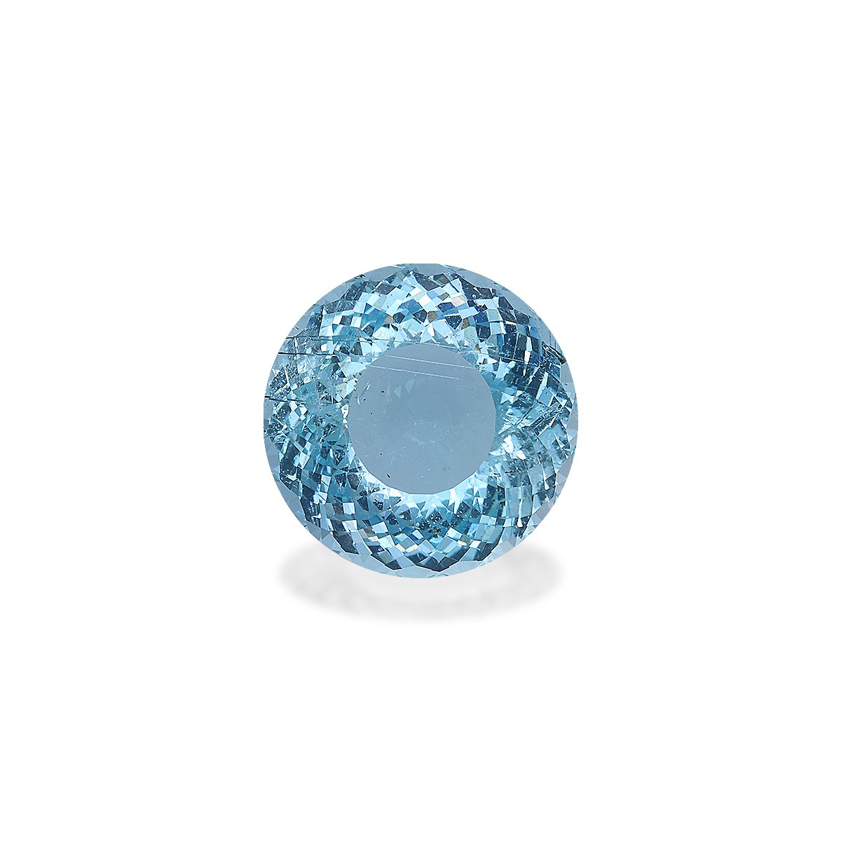 arctic blue aquamarine, 17.47ct round cut — main view