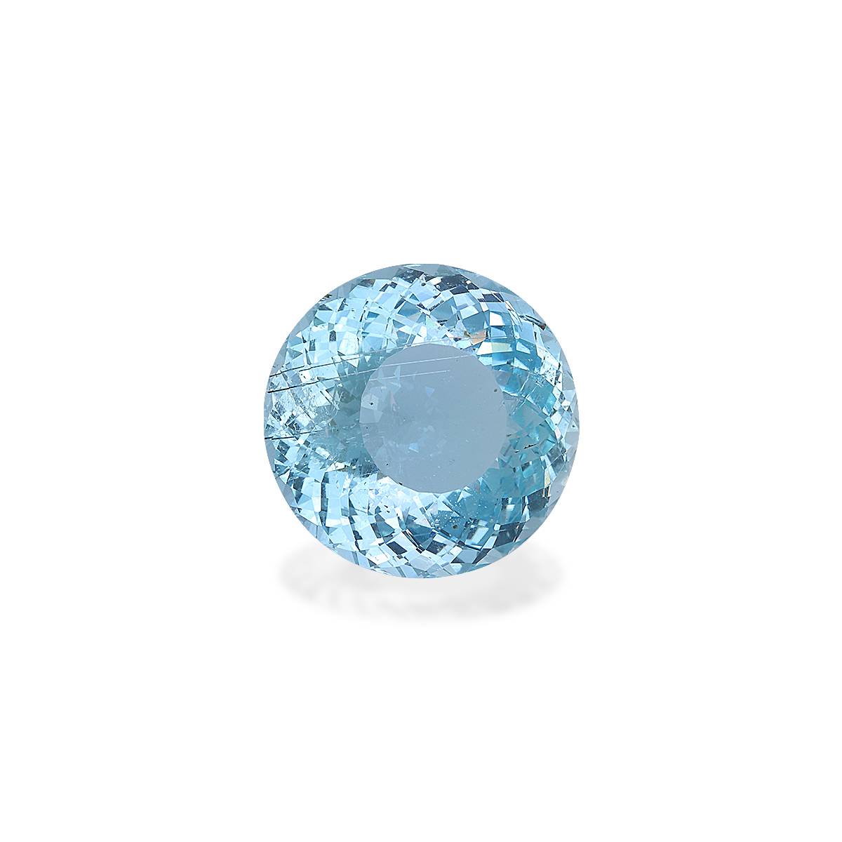 arctic blue aquamarine, 17.47ct round cut — view 3