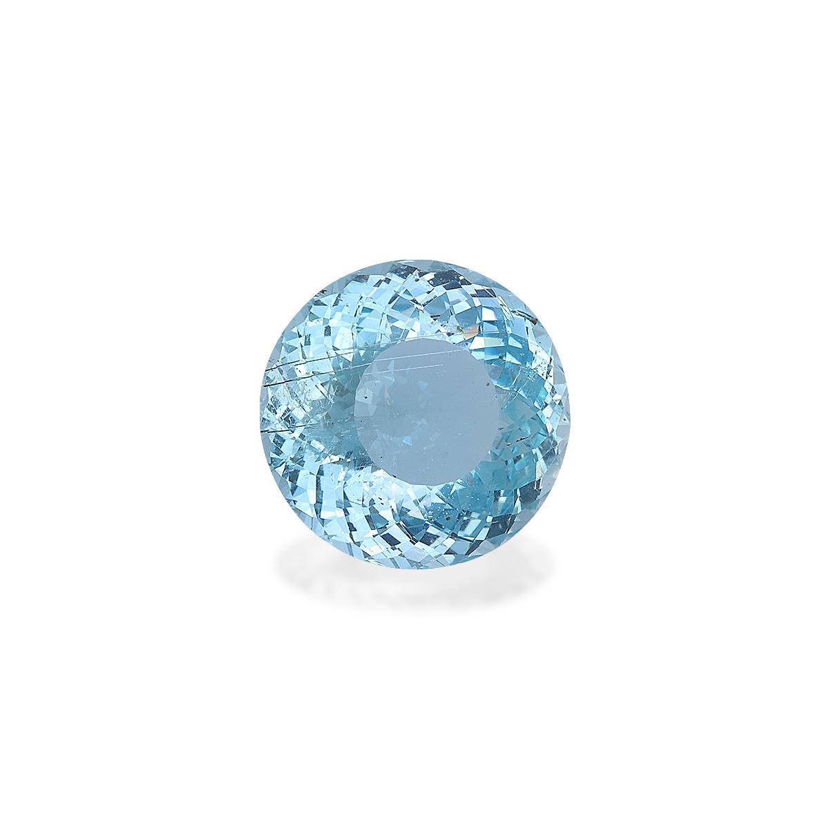 arctic blue aquamarine, 17.47ct round cut — view 3