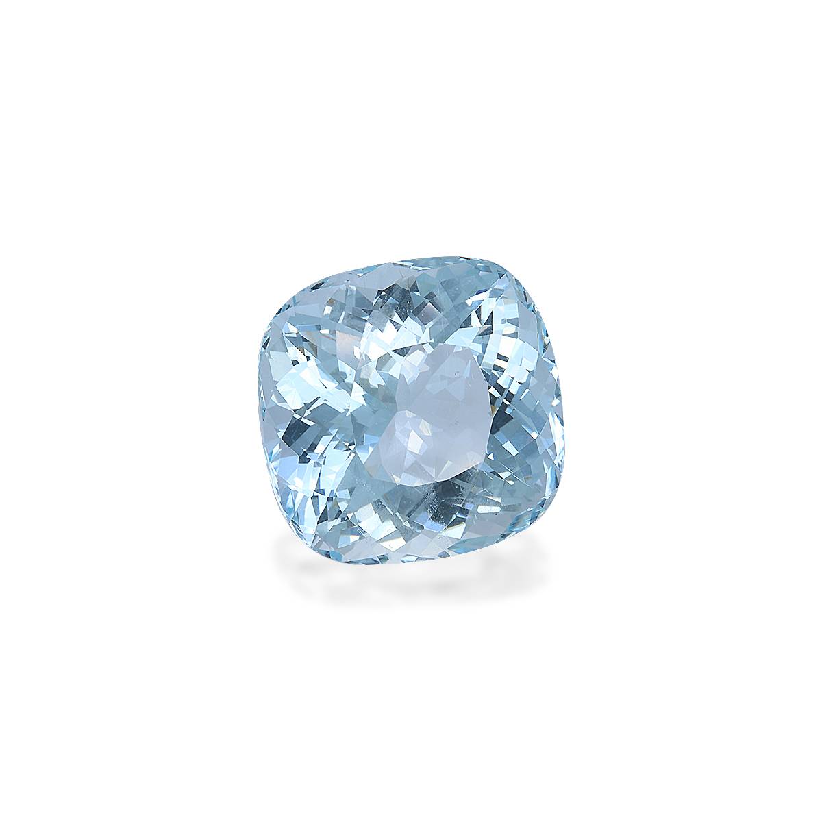 sky blue aquamarine, 23.95ct cushion cut — view 3