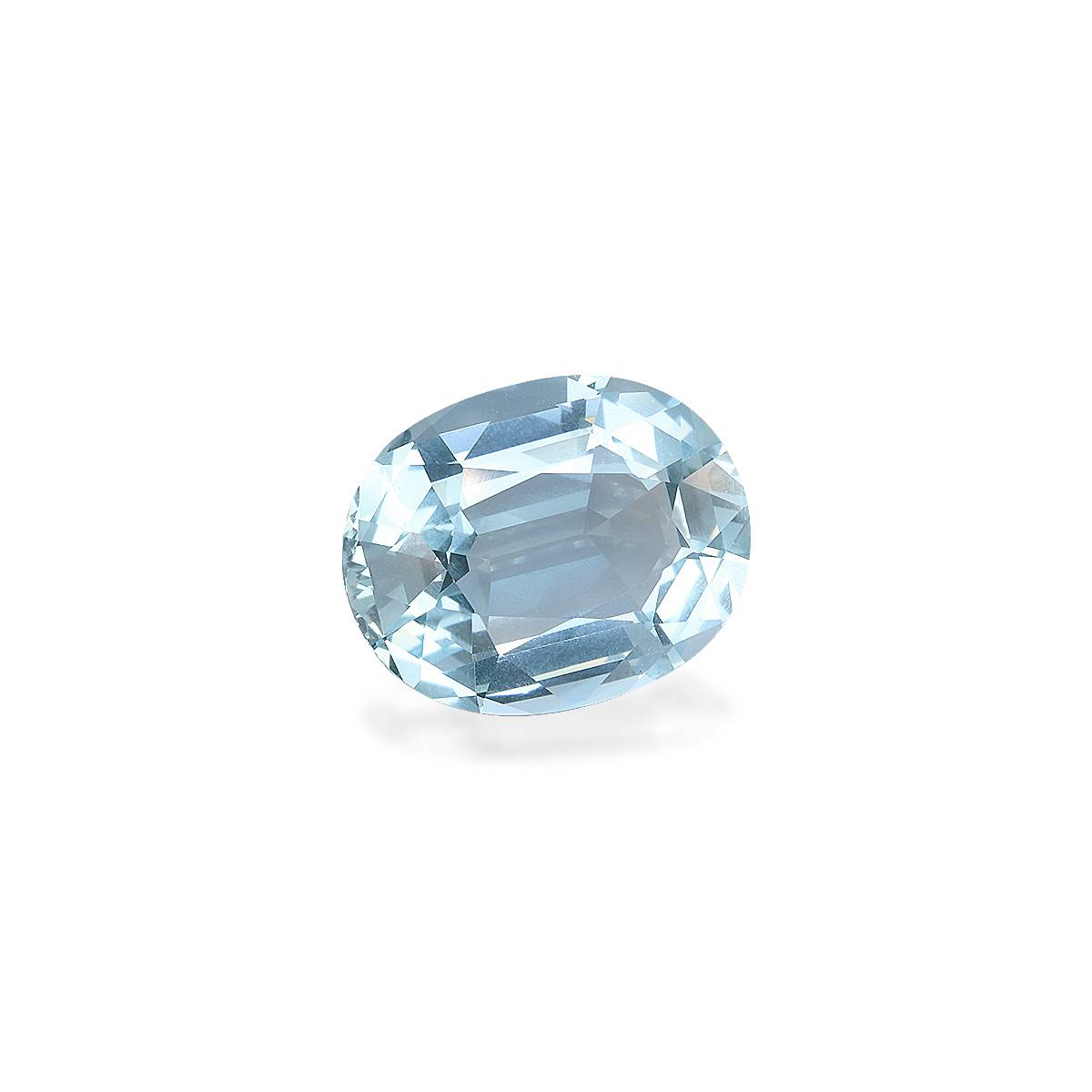 sky blue aquamarine, 27.46ct oval cut — view 3