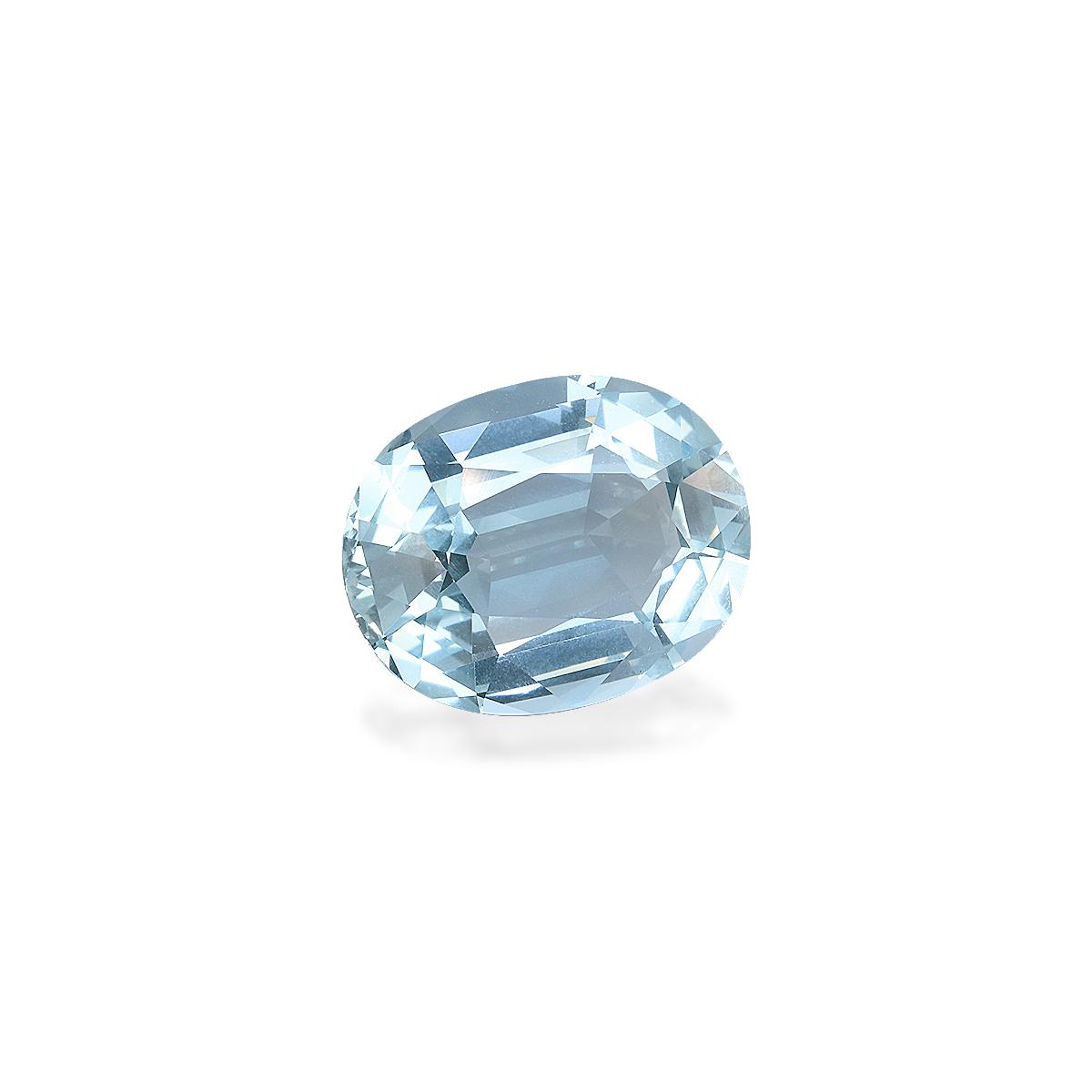 sky blue aquamarine, 27.46ct oval cut — view 3