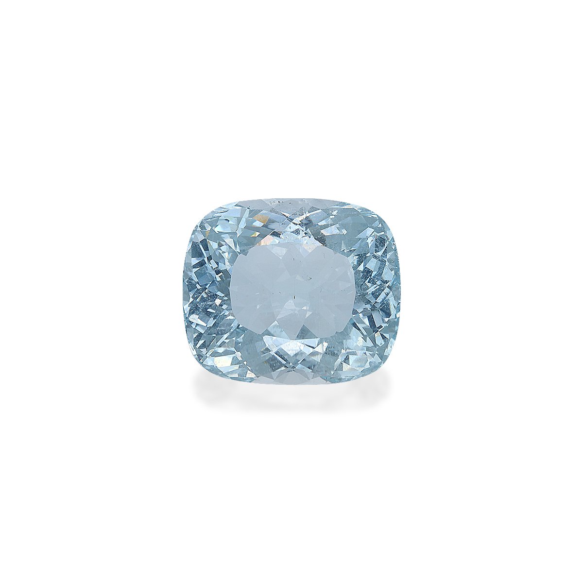 sky blue aquamarine, 32.12ct cushion cut — main view