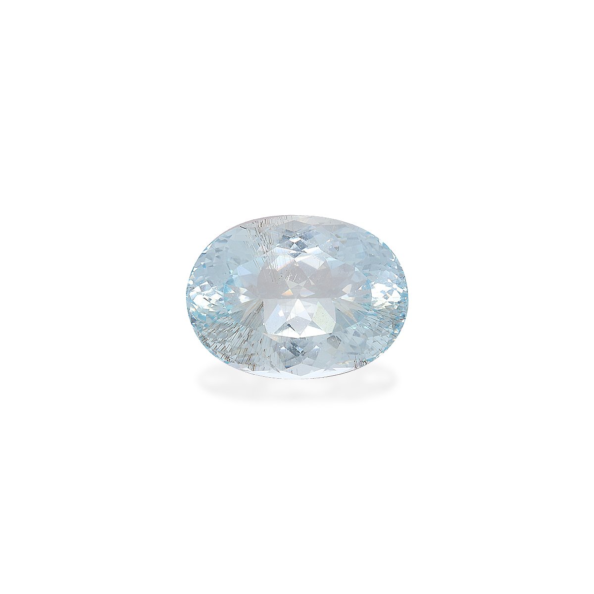 sky blue aquamarine, 19.33ct oval cut — main view