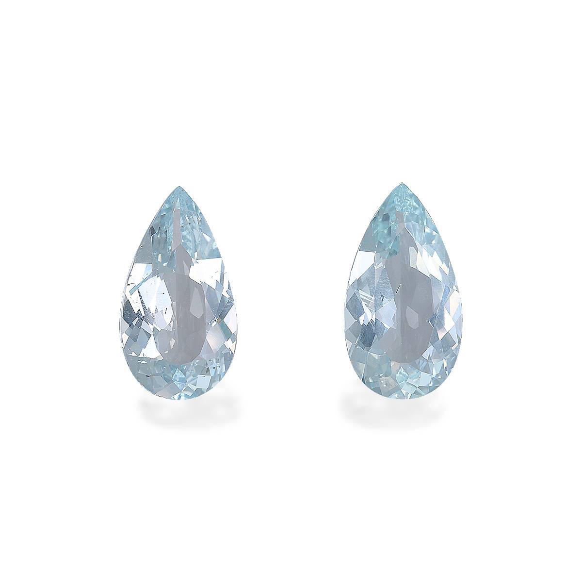 frost white aquamarine, 17.19ct pear cut — main view