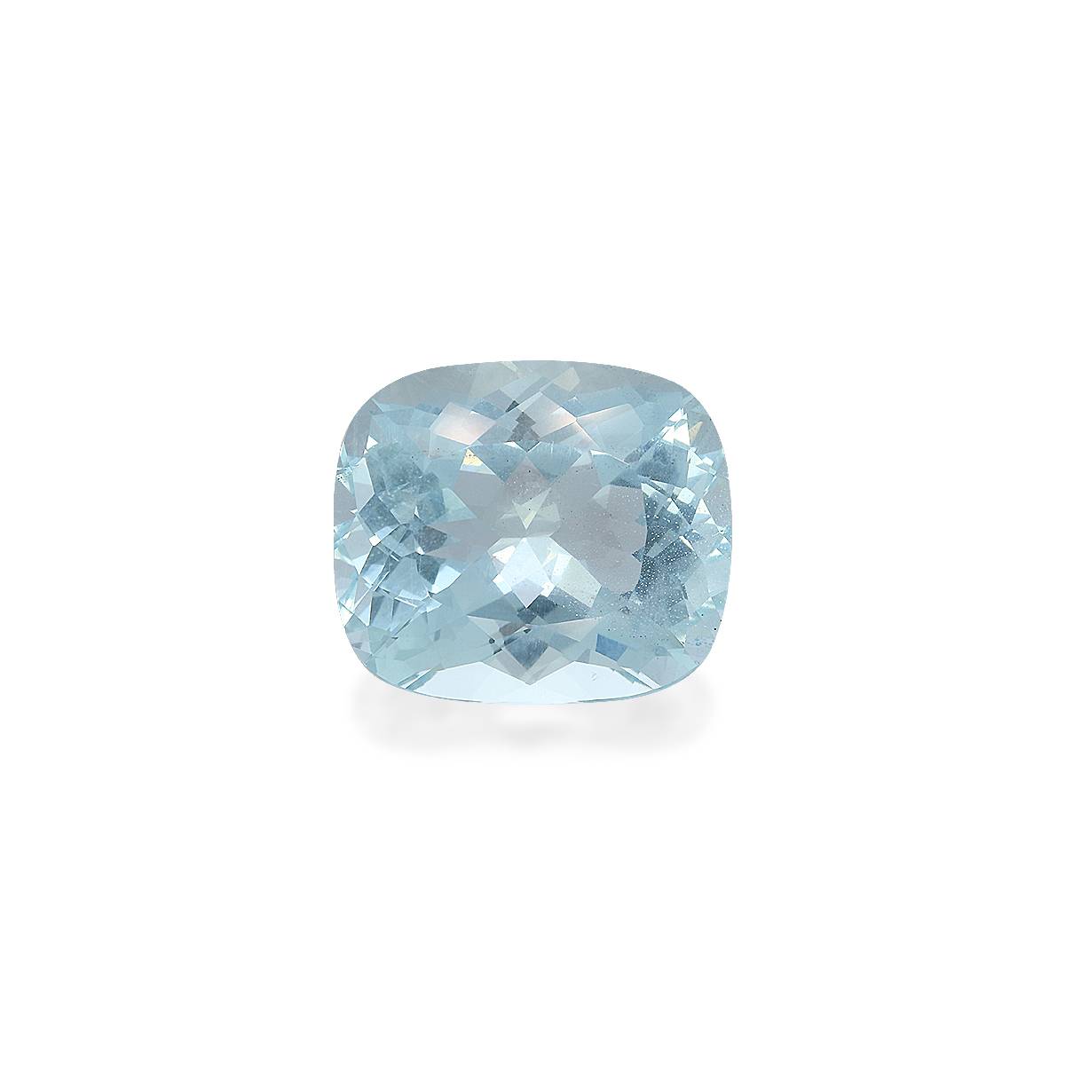 sky blue aquamarine, 25.36ct cushion cut — main view